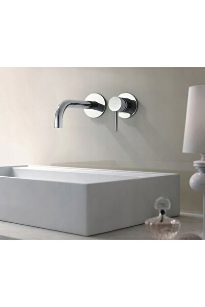 Kludi BOZZ Baterie de lavoar cromată, montată pe perete - 23cm 382450576