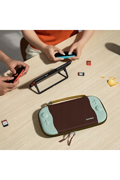 NO BRAND Husă de protecție Nintendo Switch 2 cu spațiu pentru stocarea jocuri...
