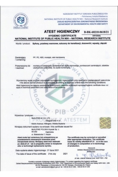 NO BRAND Prelungitor flexibil McAlpine 32x32mm cromat