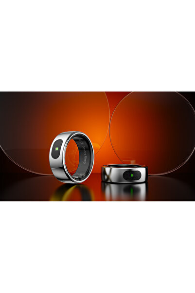 NO BRAND Smart Ring IMIKI – Inel inteligent, mărimea 9, argintiu, Android, iOS