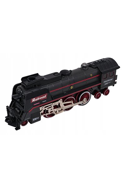 Ramiz Tren electric retro, trenuleț electric pentru copii, cu lumini și sunete