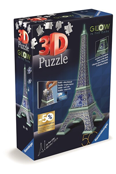 RAVENSBURGER Puzzle 115914 Turnul Eiffel Ediție Aniversară (Ediție de Noapte)