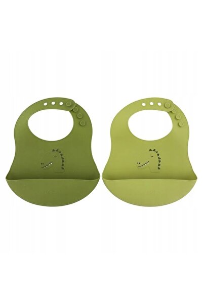 Trixie Set de 2 bavețele din silicon Dinozaur pentru bebeluși