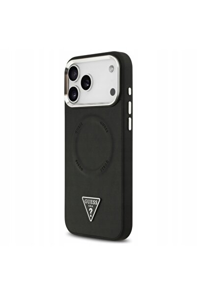 NO BRAND Husă pentru iPhone 17 Pro, cu logo triunghiular Guess pentru MagSafe...