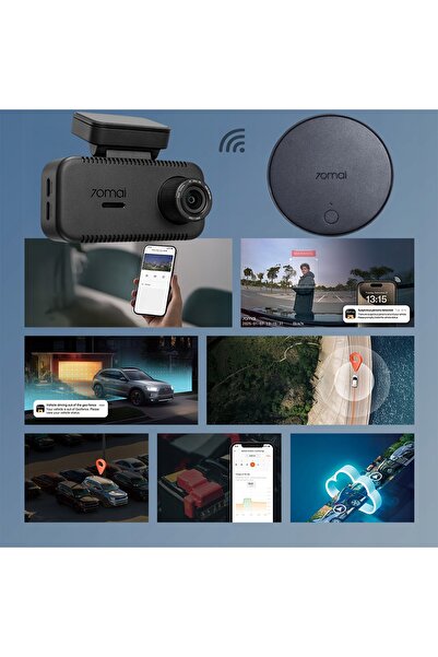 70MAİ Cameră auto Dash Cam A810 Lite 4K HDR + senzor de coliziune