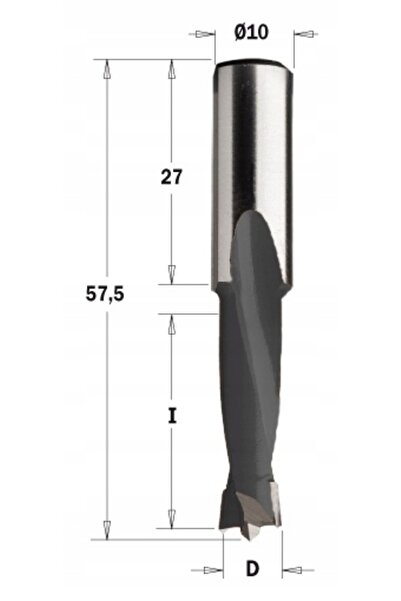 CMT 310.080.11 Burghiu NP HM D=8 I=27 L=57,5 S=10