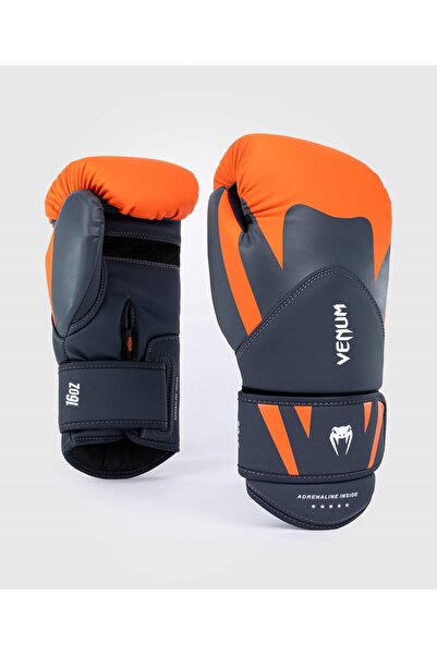 Venum Mănuși de box Challenger 4.0 pentru bărbați, Albastru marin/Portocaliu,...