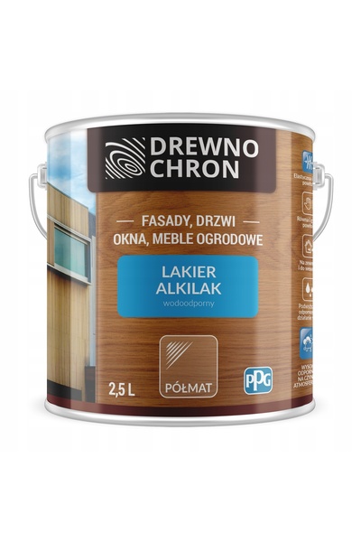 Drewnochron WODOODPORNY LAC ALKILAK 2,5L PÓZMAT