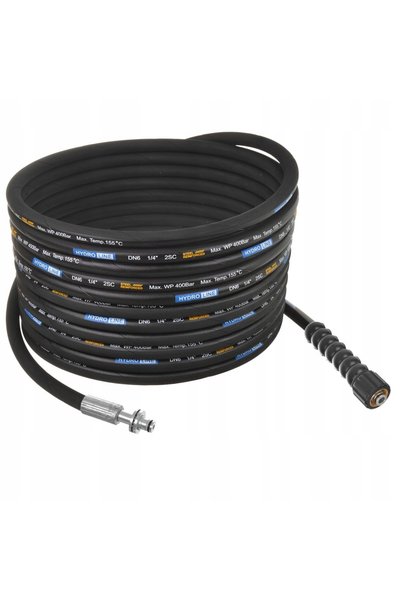 Techkar Furtun de 25m DN6 400BAR 155 ° C pentru KARCHER HD HDS, filet M22x1,5...