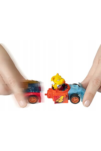 Magicbox ByStone T-RACERS TURBO WHEEL 4 SURPRIZĂ AUTO SET CU 4 FIGURINE SERIA...