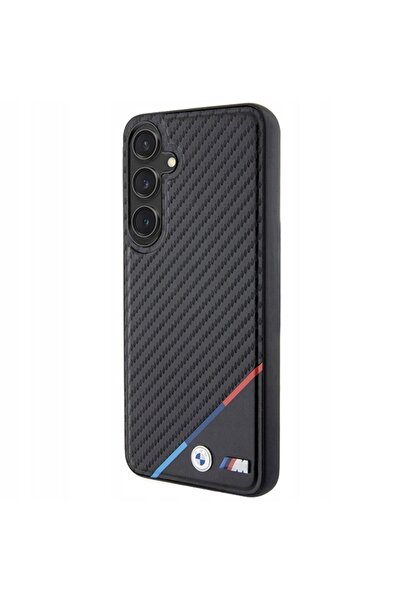 NO BRAND Husă pentru Galaxy S24, BMW Carbon Tricolor Line pentru MagSafe, car...
