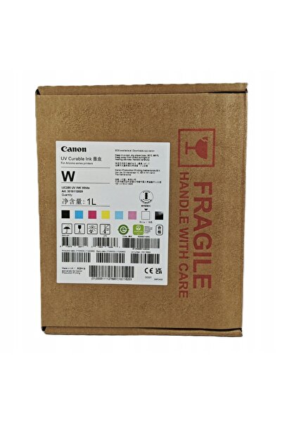Canon Cerneală UV Tusz IJC255 Albă 1l pentru Arizona 300 GT, 300 XT, 318 GL, ...
