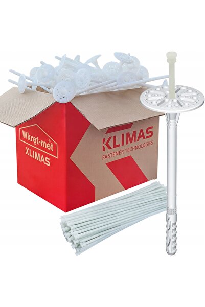 klimas 100x DYBLE STYROPIANU Ținte 10x260 Elemente de fixare pentru izolație ...