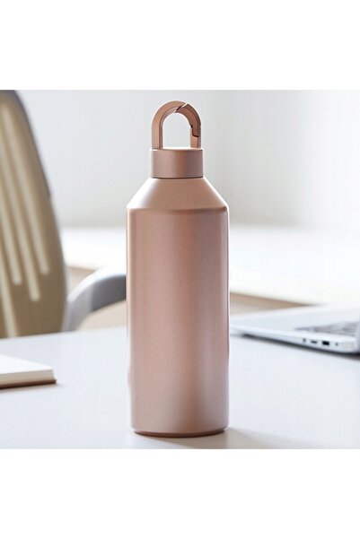 NO BRAND Termos Lexon Horizon 500 ml din oțel inoxidabil, cu carabină aurie