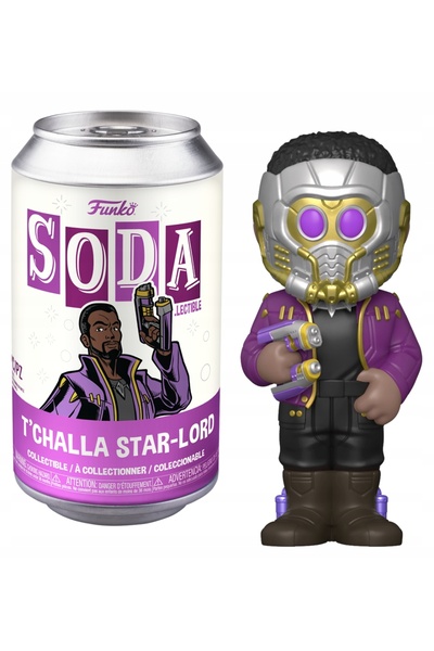 Funko Pop Funko Soda Marvel Ce-ar fi dacă T'Challa Star Lord