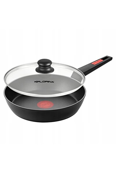 FLORINA Tigaie tradițională din aluminiu antiaderentă de 24 cm, pentru inducț...