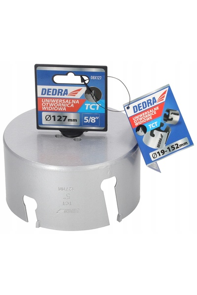 dedra Koronka Freză universală pentru găuri Widiowa TCT 127 mm Filet 5/8 "08X127