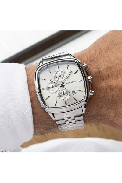 Chaperone Ch002774 Men's Wristwatch with Steel Strap