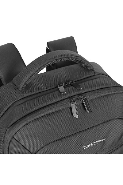 NO BRAND Rucsac Silver Monkey Rucsac pentru laptop Modern 17,3 "