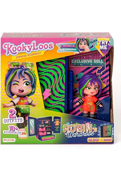 kookyloos Dulapul lui Robin ACCESORII PENTRU PĂPUȘI MICI CADOU PENTRU COPII