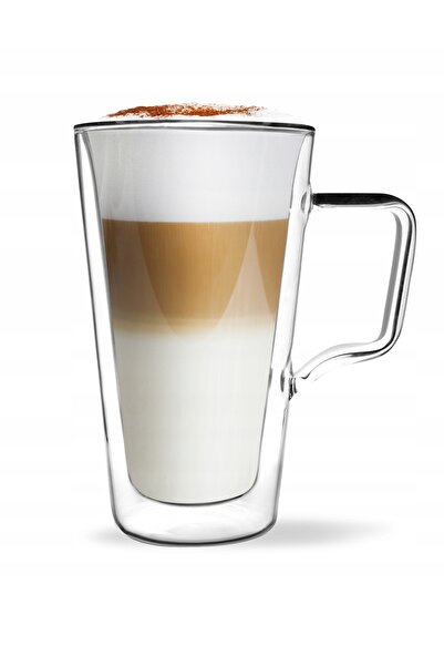 NO BRAND Pahare înalte 4 linguri termice pentru cafea, latte, cappuccino, cea...