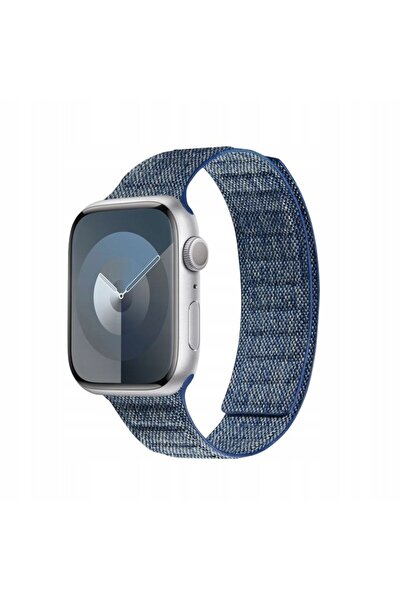 Crong Curea de ceas pentru Apple Watch 4/5/6/7/SE/8/9/ULTRA 44/45/49MM ALBASTRU