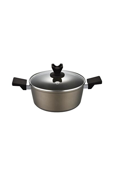 FLORINA ASTON 22cm 3L Set de vase de gătit tradiționale din aluminiu, antiade...