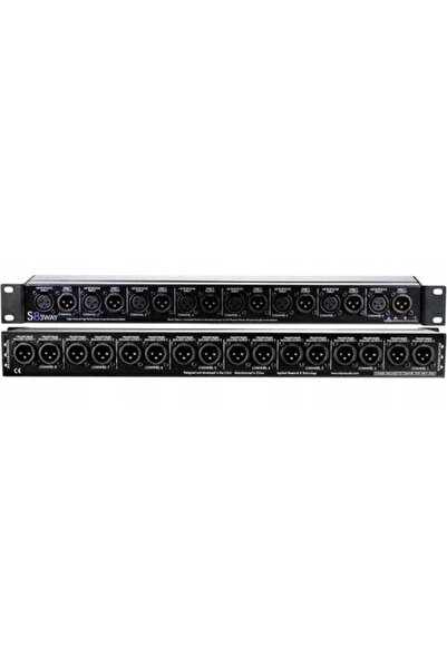ART Splitter S8 cu 8 canale microfon XLR Rack 1U