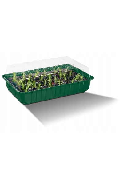 NO BRAND Mini-seră 4x 96 ghivece Kit de răsaduri Balcon cu parapet