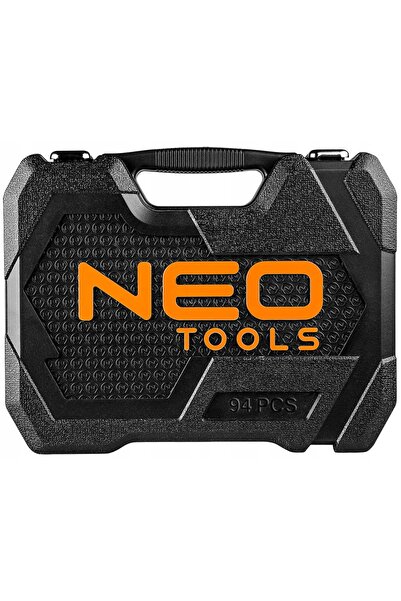 NEO Tools NEO 10-062 Set de chei, chei tubulare cu clichet și biți, trusă de ...