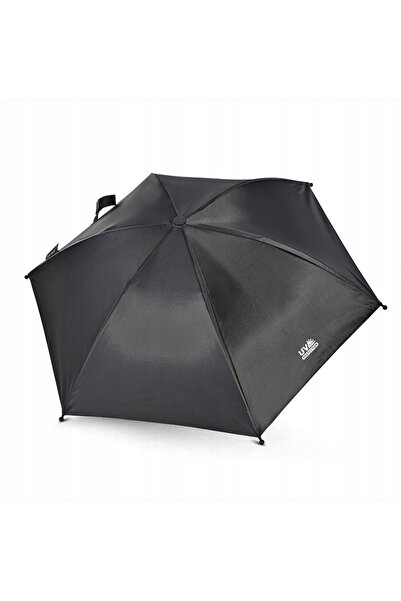NO BRAND Umbrelă parasolară universală pentru cărucior, neagră, cu filtru UV 50+