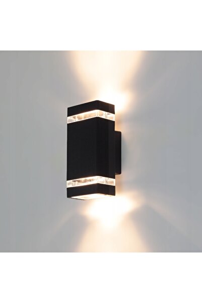 NO BRAND Aplica de perete exterioară decorativă din aluminiu, cu iluminare su...