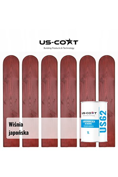 NO BRAND Lac pentru lemn 3W1 Extra Lazura Cireș Japonez Semimatt 1L Protectiv