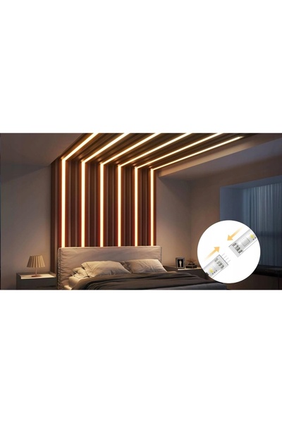 NO BRAND Govee H100E Bandă LED 1m RGBIC+ Wi-Fi Bluetooth Matter Prelungitor
