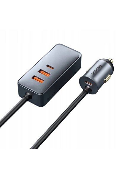 Baseus Încărcător auto cu splitter 4x30W, sursă de alimentare de mare putere ...