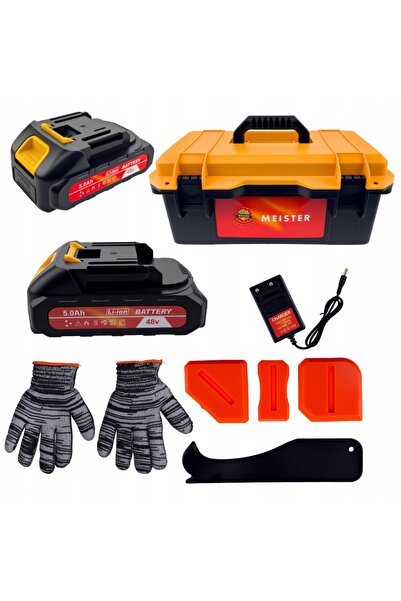 Meister Placă vibrantă cu ventuză de vid pentru nivelare, 2xAKU POWERFUL PRO 48V