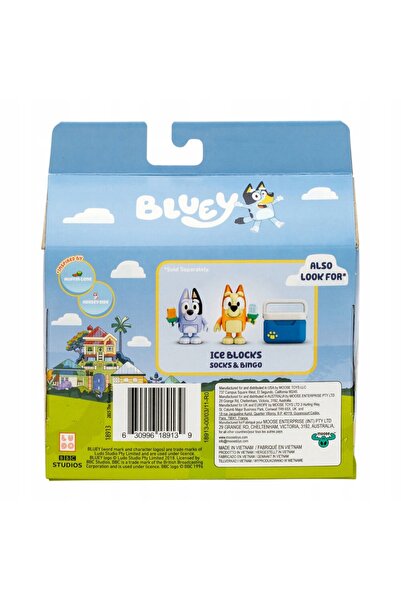 bluey LODY SOCKS I BINGO set de 2 figurine pentru copii +3 ani
