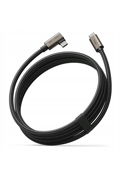 NO BRAND Cablu unghiular Ringke 2x USB-C, 3.2 Gen 2x2, 2m, 20 Gbps, 240W, cab...