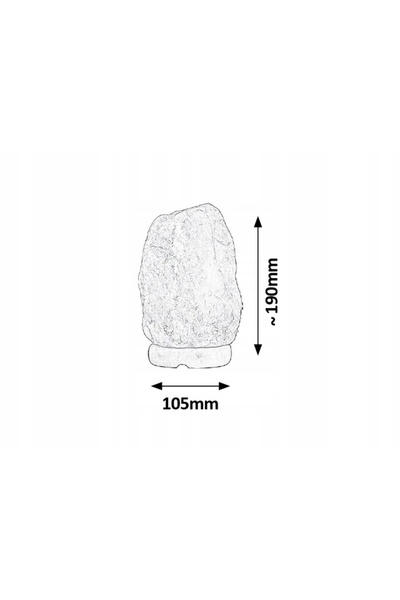 Rabalux Lampă decorativă de sare de masă ROCK 4120