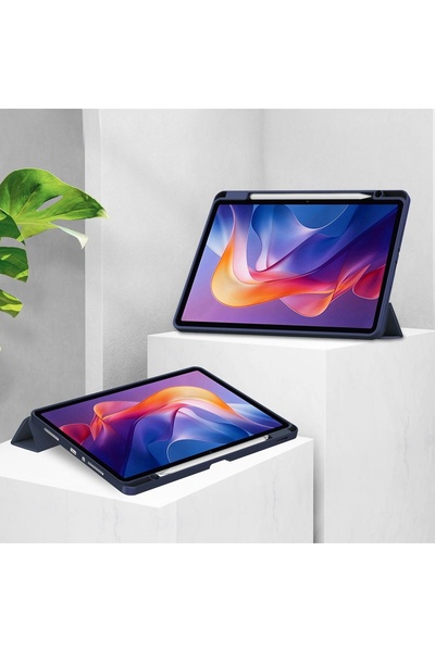 bizon Husă tip carte pentru Redmi Pad 2 cu suport și protecție spate