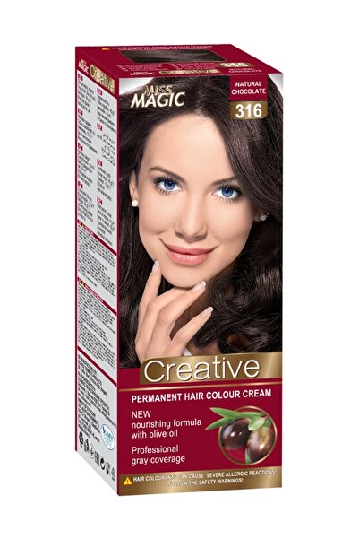 Miss Magic Vopsea de par permanenta nr 316, Ciocolatiu , 90g, Creative