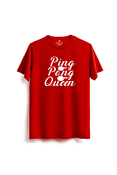 hakuof Cotton Table Tennis Printed T-Shirt Table Tennis Training Sports