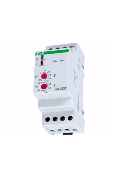 NO BRAND REGULATOR DE TEMPERATURĂ 4-30°C 16A 1NO/NC 230V AC CU SENZOR RT F&F ...