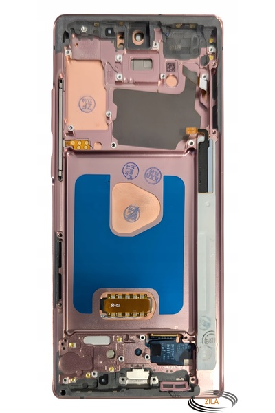 NO BRAND Display pentru Samsung Galaxy Note 20 Ecran LCD OLED cu ramă Maro SM...
