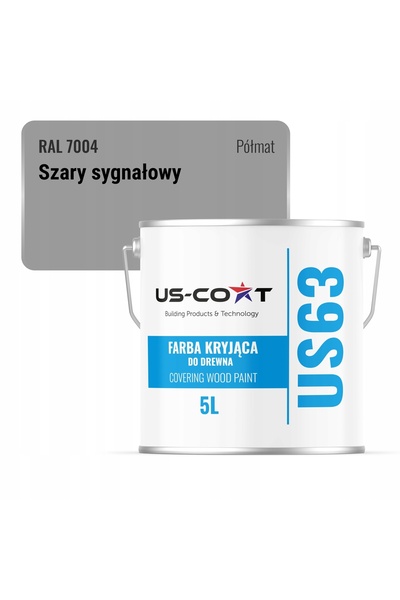 NO BRAND Vopsea pentru renovarea ușilor din lemn, gri Signal RAL7004, semi-ma...