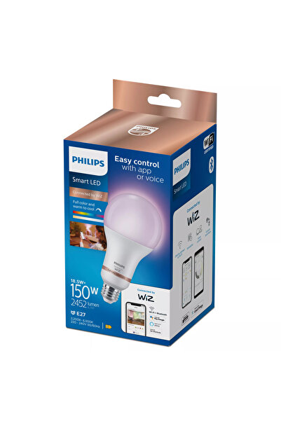 Philips WFB A80 922-65 RGB 1PF 6 18.5W E27 Bec LED inteligent Wi-Fi