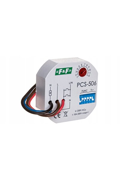 F&F DİZAYN Releu de timp cu 8 funcții, 0.1S-24H, 230VAC, Pornire Resetare, F&...
