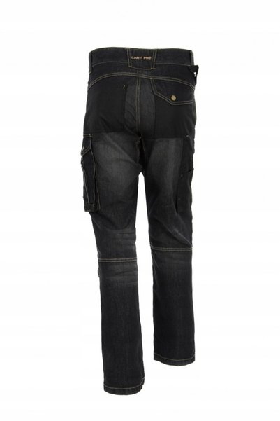 Lahti Pro Blugi negri SlimFit L40517 S