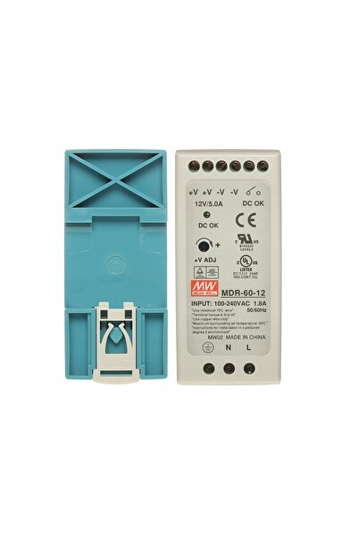 NO BRAND Sursă de alimentare MDR-60-12 (60W; 12V; 5A) - Mean Well