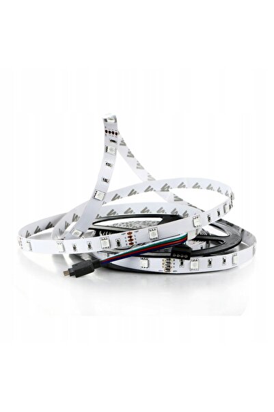 NO BRAND Kit bandă LED 20m 5050 RGB + ALB, telecomandă, sursă de alimentare